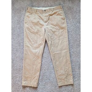 Brooks Brothers Advantage Chino Clark Pants Mens 38x30 (Fits 36x30) Stretch